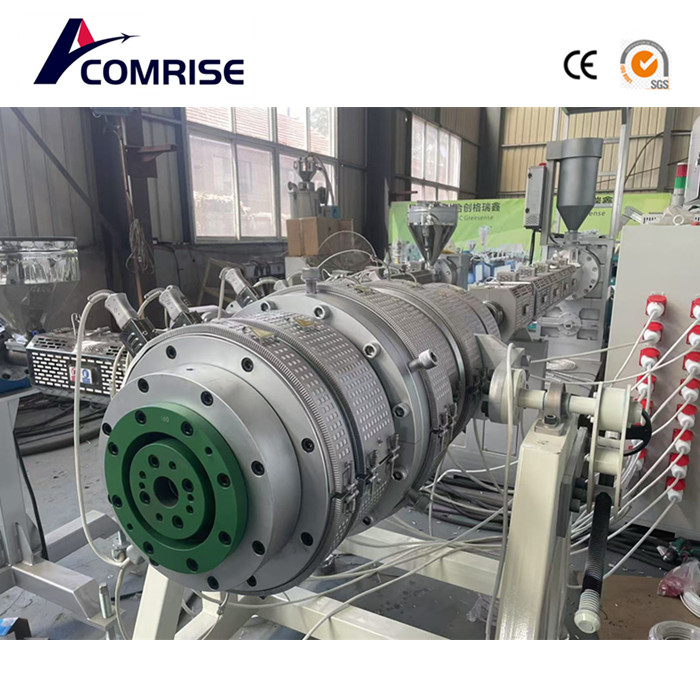 دستگاه لوله HDPE 250 میلی متر و 315 میلی متر در حال تولید است